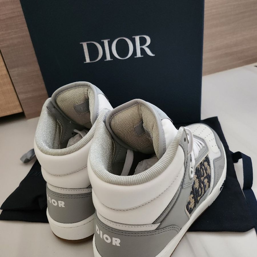 Dior B27 小牛皮高幫運動鞋-1