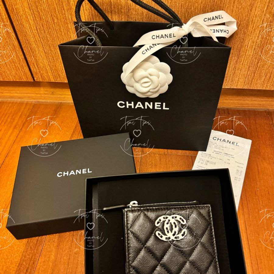 [已售出]Chanel24C荔枝皮對開短夾-0