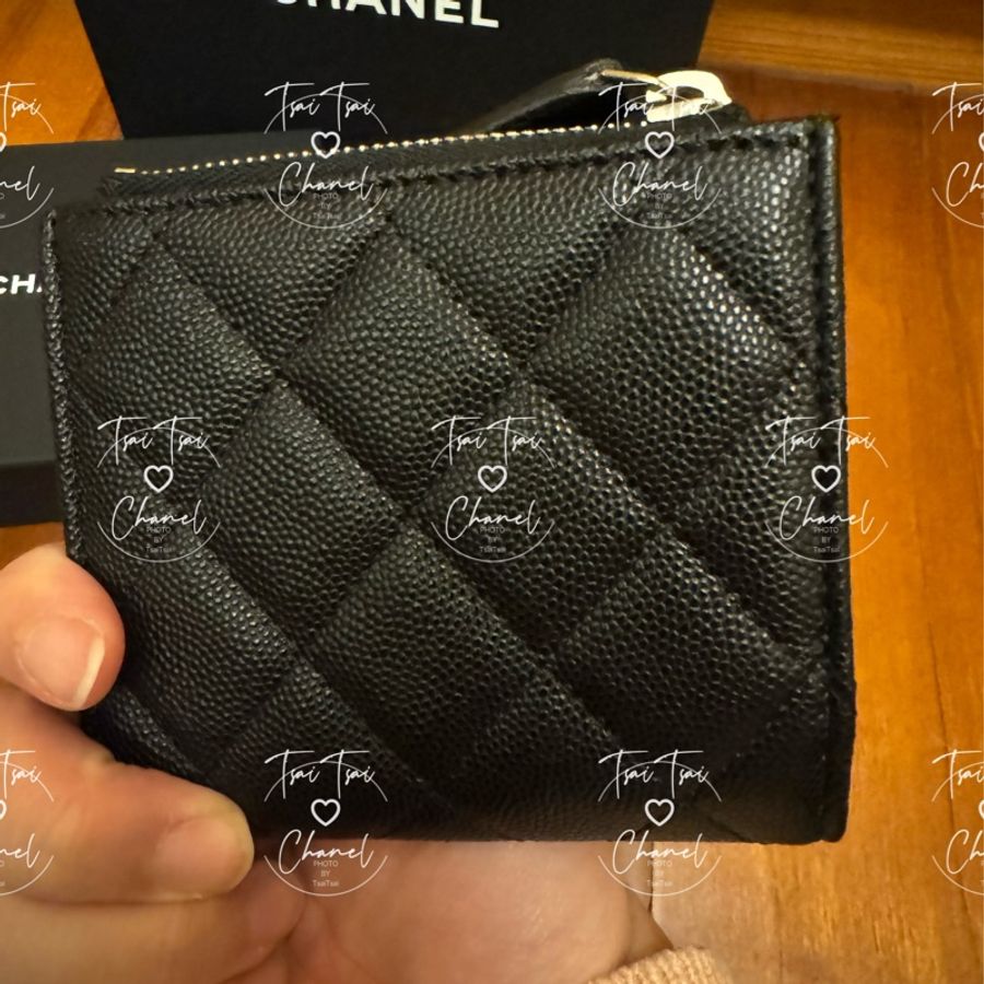 [已售出]Chanel24C荔枝皮對開短夾-8