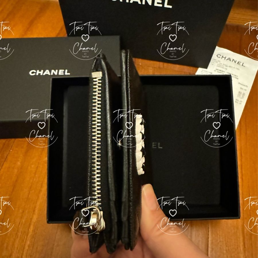 [已售出]Chanel24C荔枝皮對開短夾-10