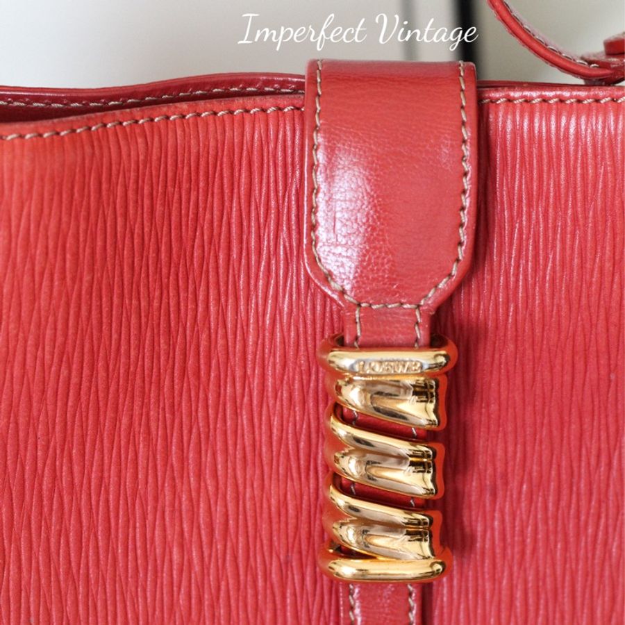 Loewe中古蛇骨包-2