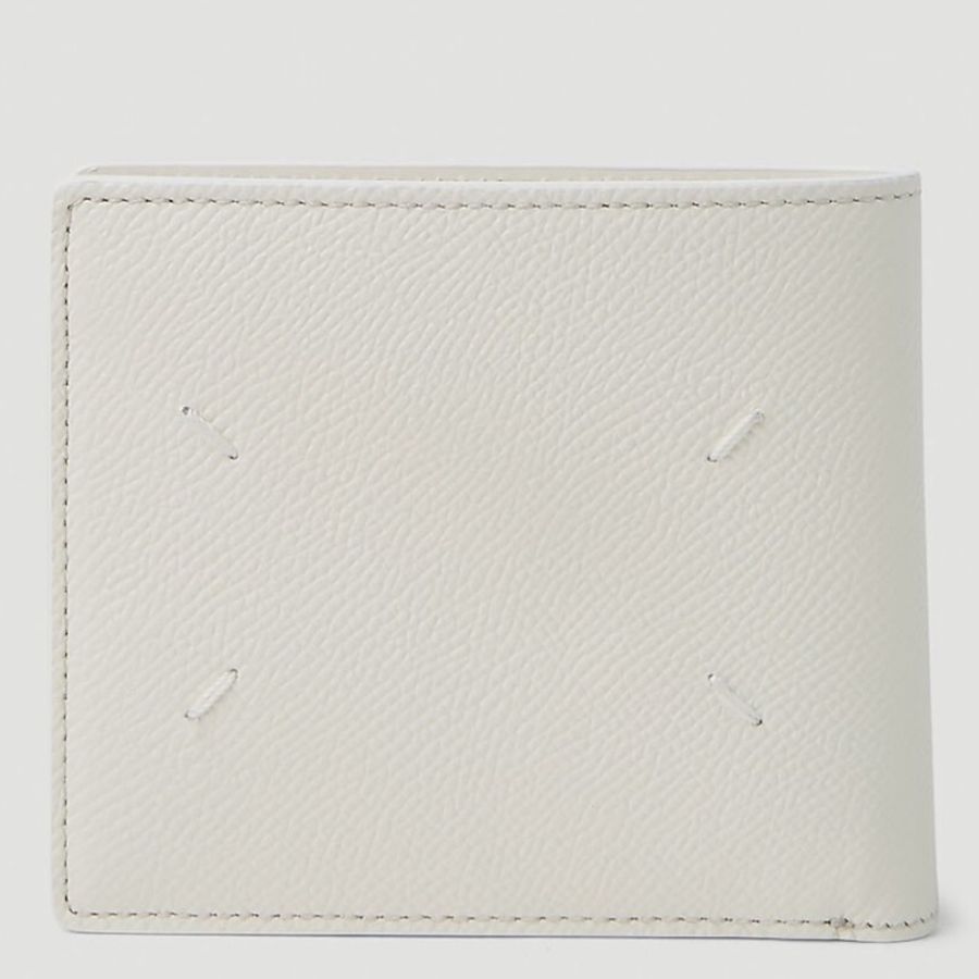 Maison Margiela 四針縫線牛皮短夾-0