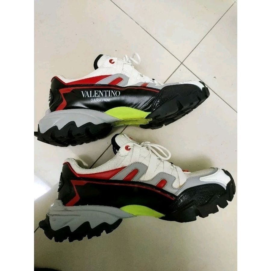 ㊣✨Valentino Garavani✨**尺寸:43**(附盒/防塵袋)范倫鐵諾 男 潮流 拼色 老爹鞋 休閒鞋/二手鞋🌳二手樹屋🌳-3