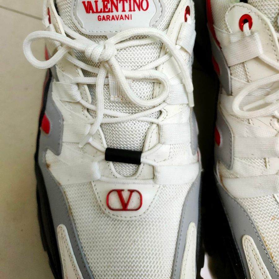 ㊣✨Valentino Garavani✨**尺寸:43**(附盒/防塵袋)范倫鐵諾 男 潮流 拼色 老爹鞋 休閒鞋/二手鞋🌳二手樹屋🌳-27