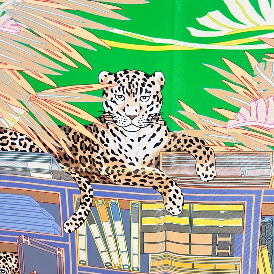 🐎 Les Douze Leopards 90雙面方巾 🐎-7
