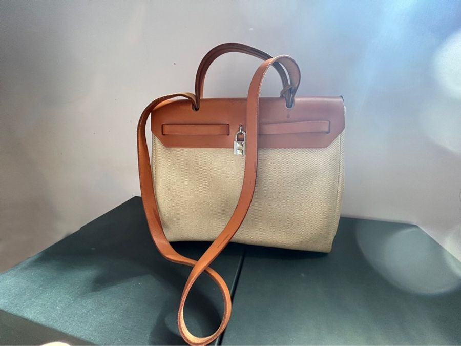 hermes herbag 31 口c刻印中古包-8