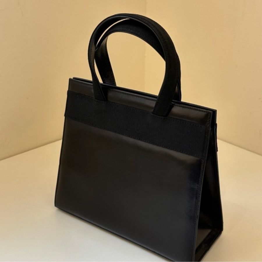 Ferragamo蝴蝶結經典牛皮手提包-7
