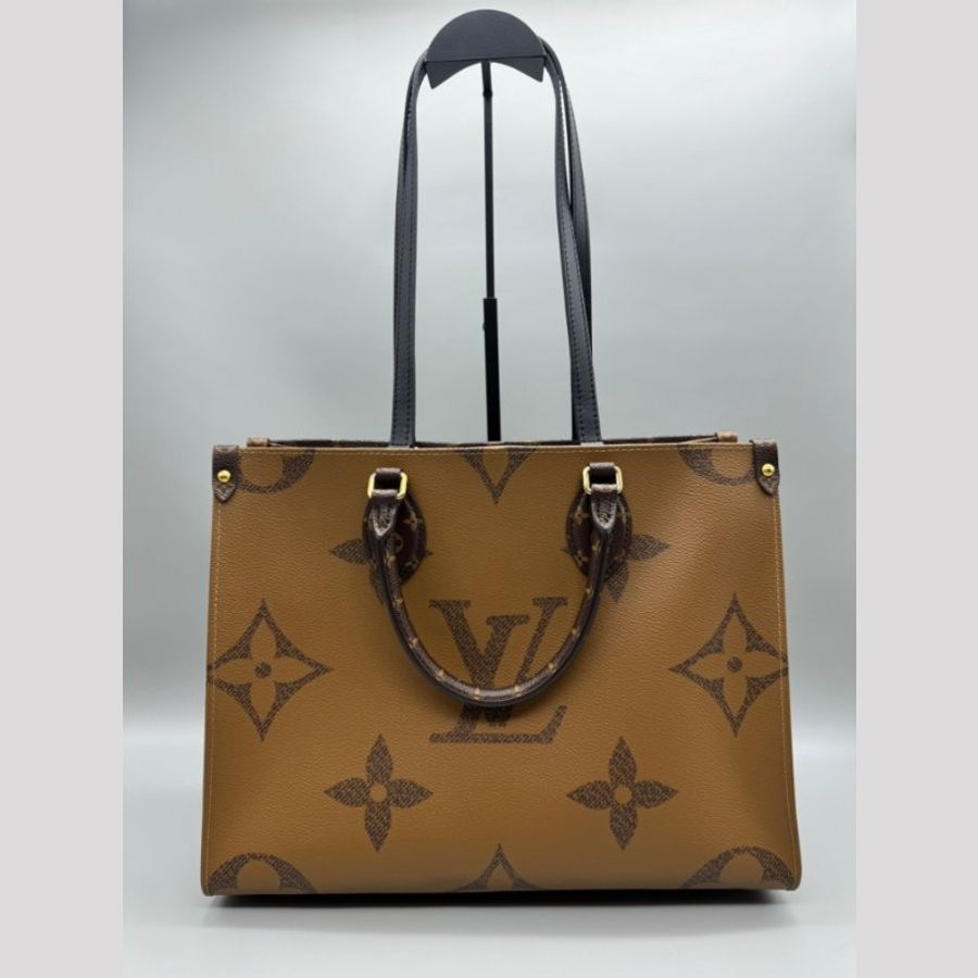 Lv on the go 中號 老花 芯片款-2