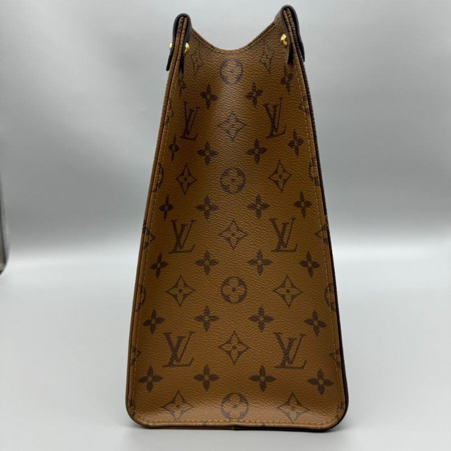 Lv on the go 中號 老花 芯片款-8