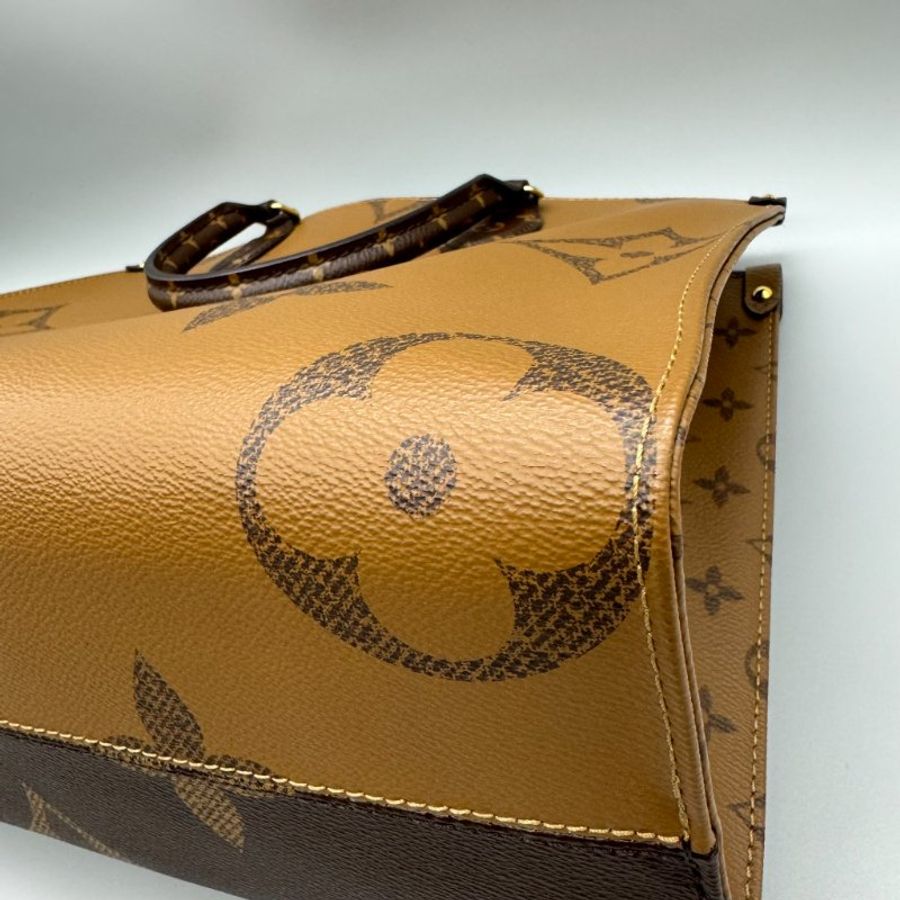 Lv on the go 中號 老花 芯片款-14
