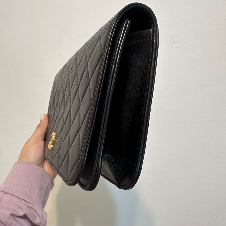 Vintage Chanel 黑金羊包-1