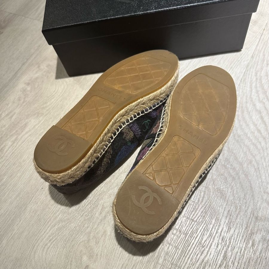 CHANEL ✨ 草編鞋-7