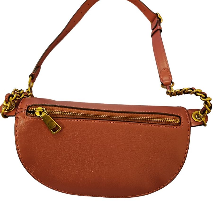 coach c logo 🎀乾燥玫瑰唇膏💄粉🎀 香奈兒風 胸包-14