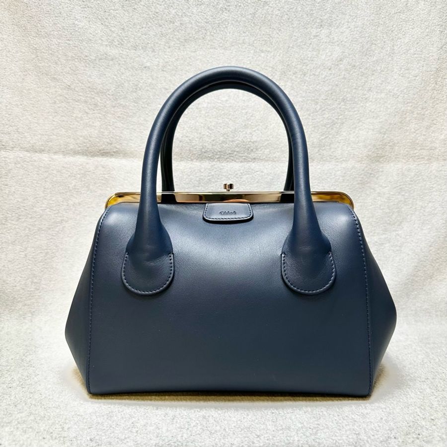 Chloé 海軍藍色Medium Joyce Frame Bag手提包-1