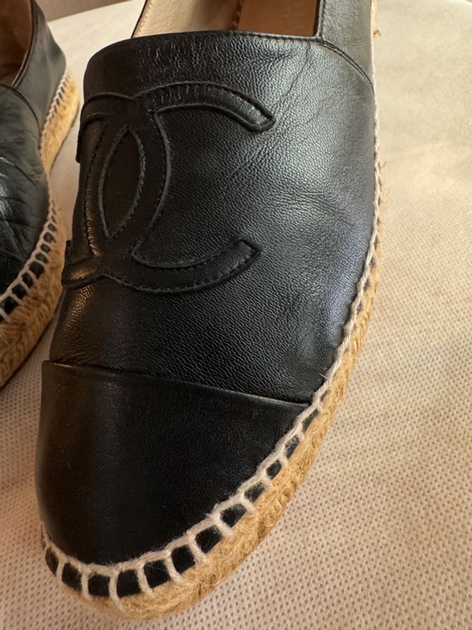 Chanel草編鞋37-6