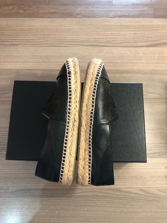 Chanel草編鞋37-8