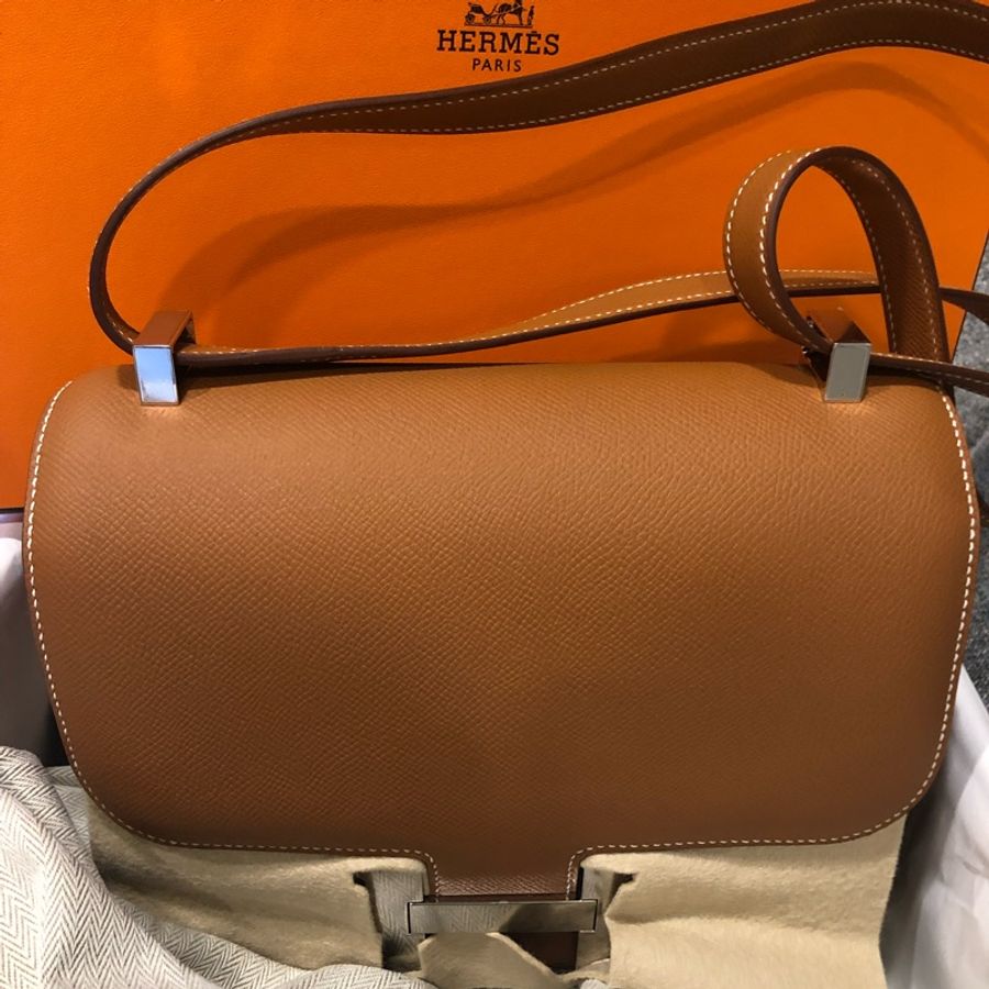 Hermes Constance 24 金色銀扣全新閒置品-1