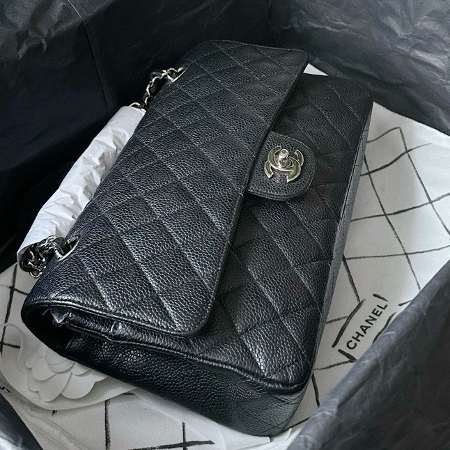 Chanel Caviar CF25 cf25銀扣-2