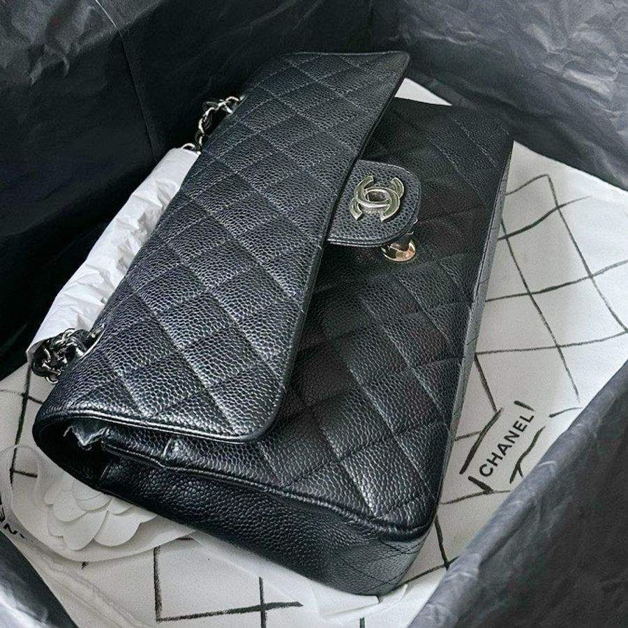 Chanel Caviar CF25 cf25銀扣-3