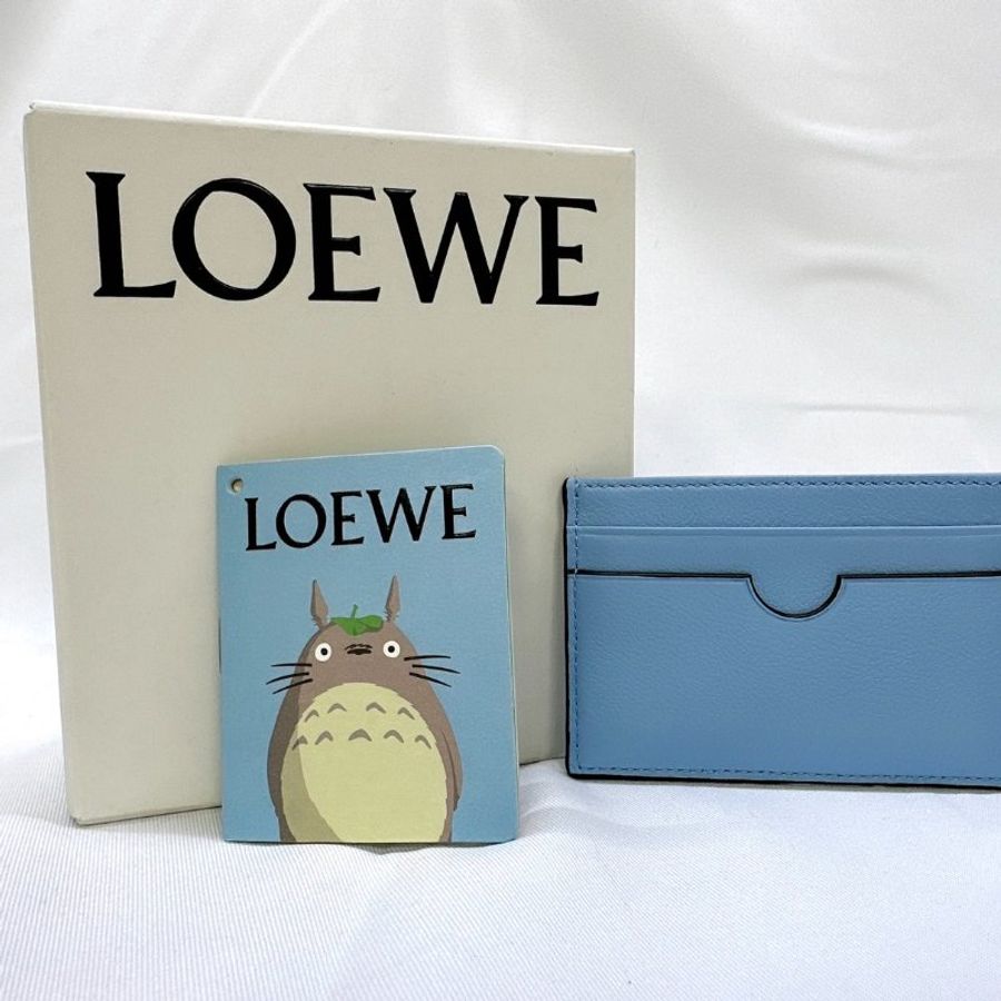 Loewe 全新龍貓Totoro小牛皮卡夾-1