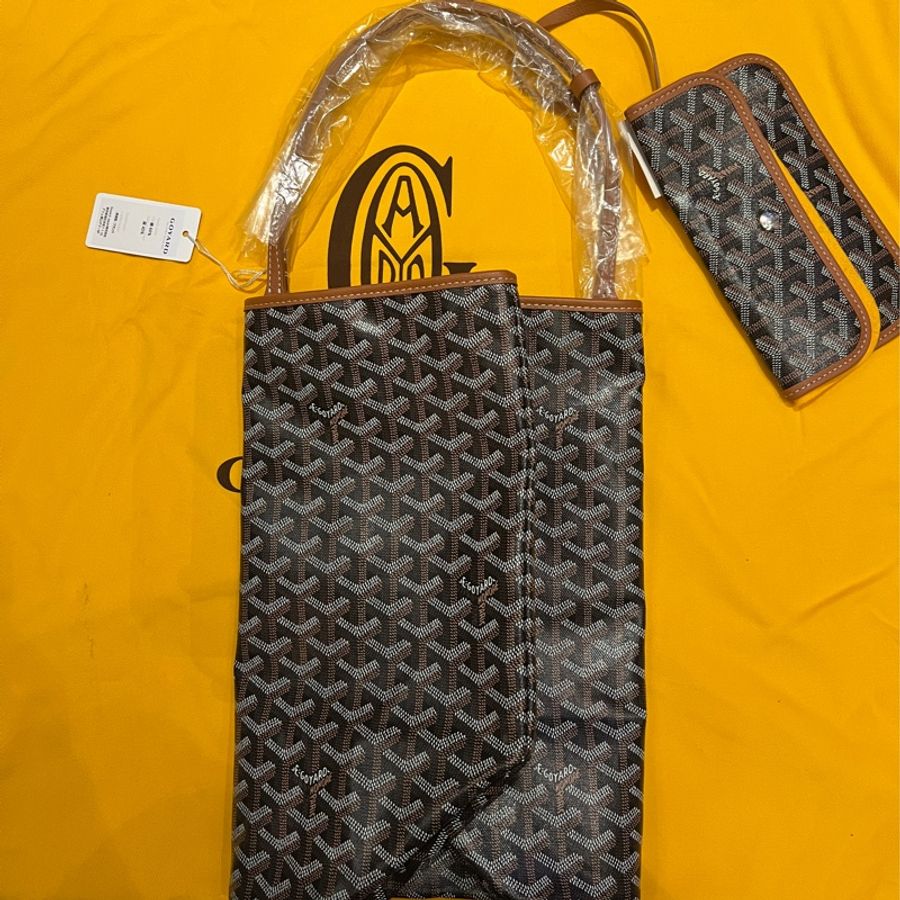 Goyard 人氣爆款 St.Louis 金棕 托特 GM-7