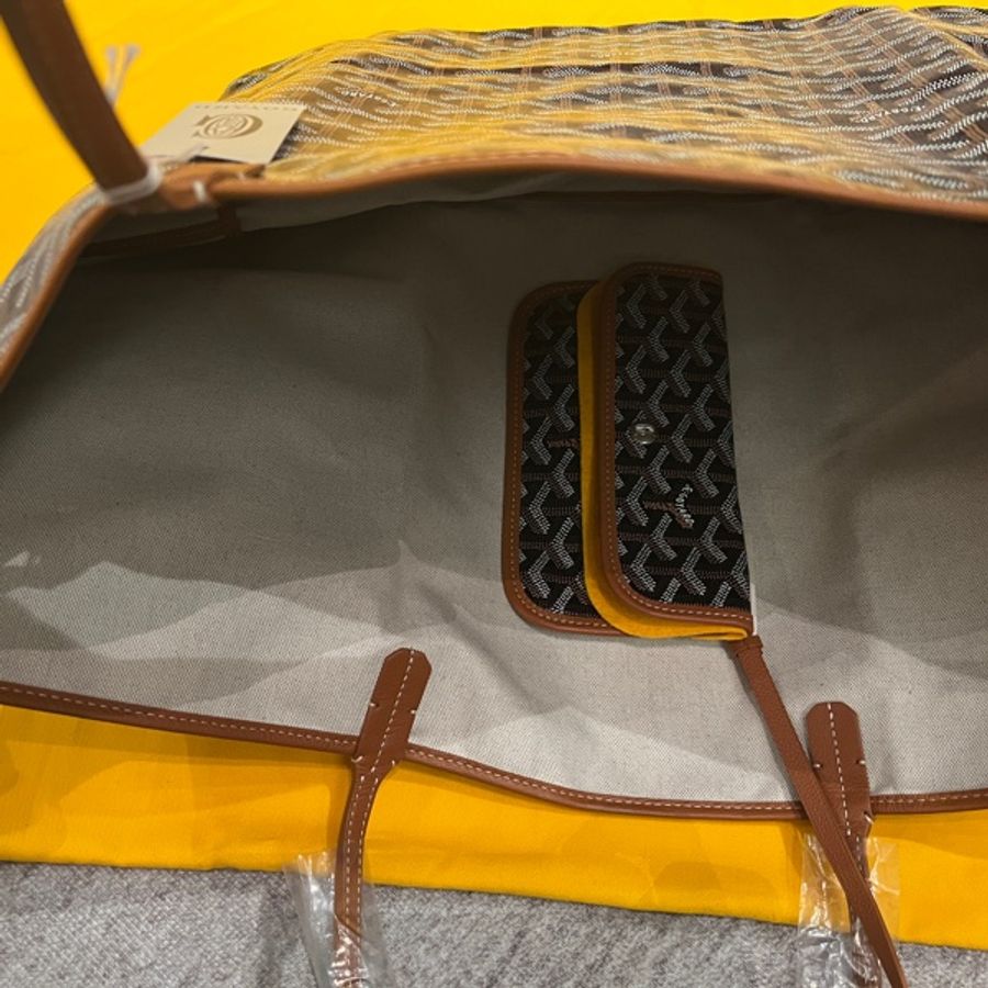 Goyard 人氣爆款 St.Louis 金棕 托特 GM-10
