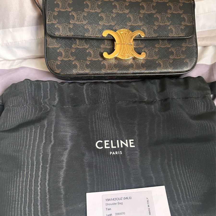 Celine 凱旋門腋下包-0