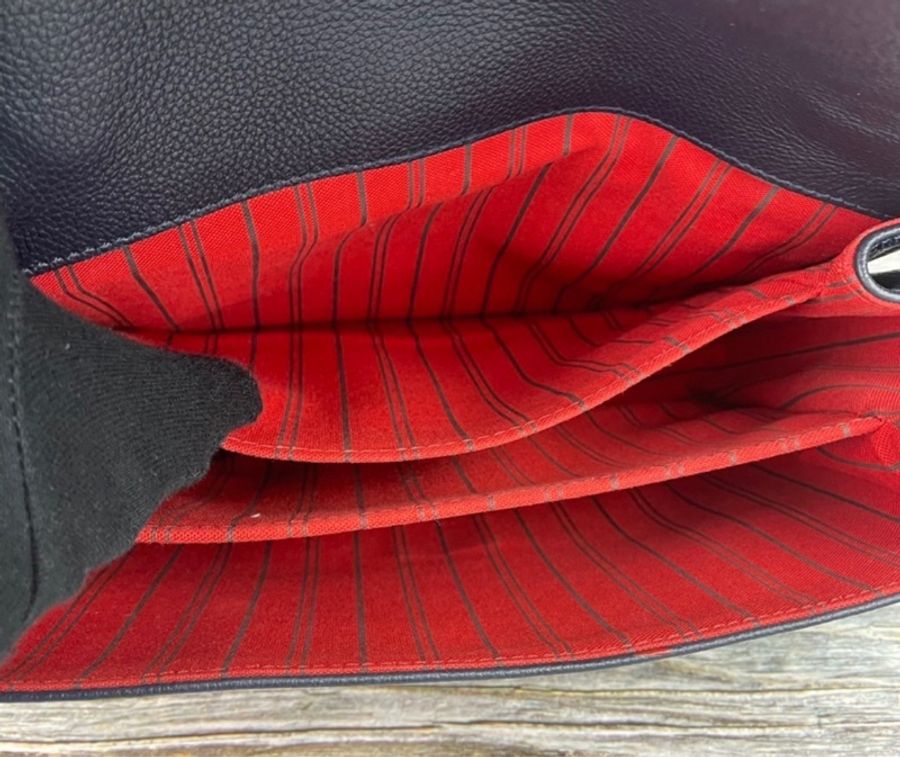Louis Vuitton Metis  Monogram 午夜藍皮革壓紋郵差包-10
