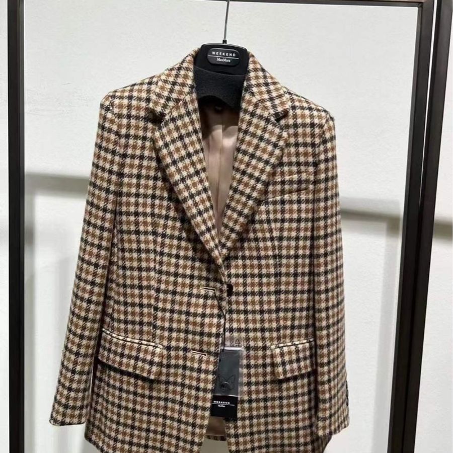 MaxMara weekend系列 23秋冬新款 MALTESE 格紋西裝 34/38號-2