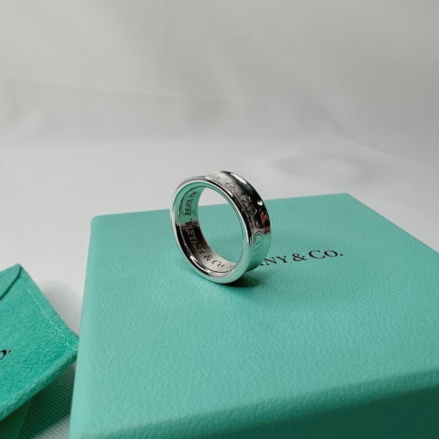 TIFFANY 經典1837系列925純銀戒指-2