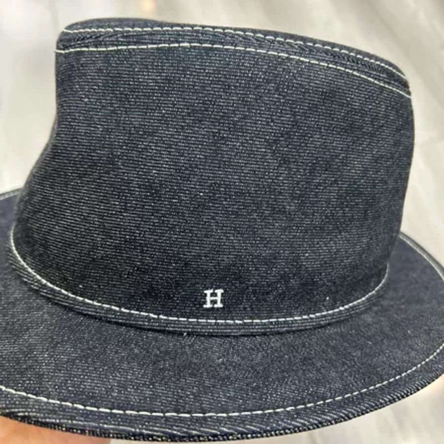 Hermes 牛仔H帽帽子 57號 幾乎全新-1
