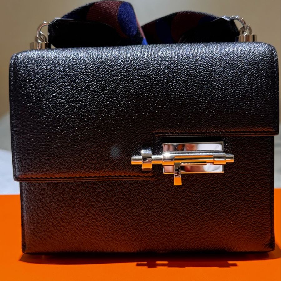 hermes verrou mini 黑色 秀款-0