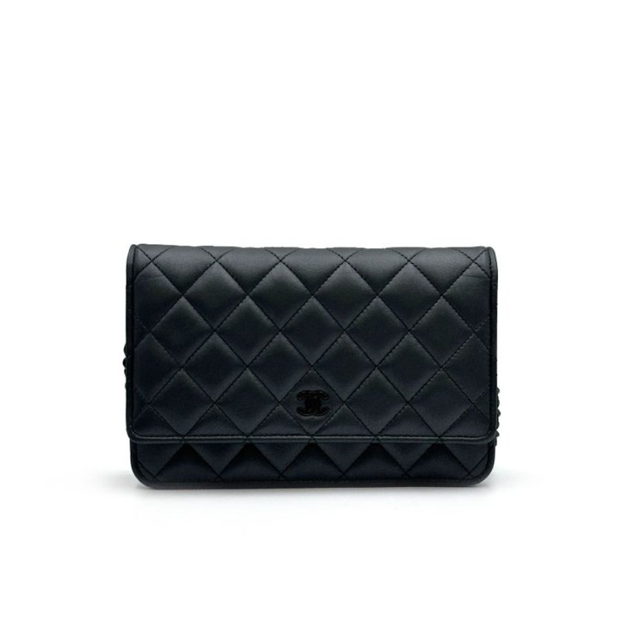 CHANEL 經典羊皮WOC - so black-1