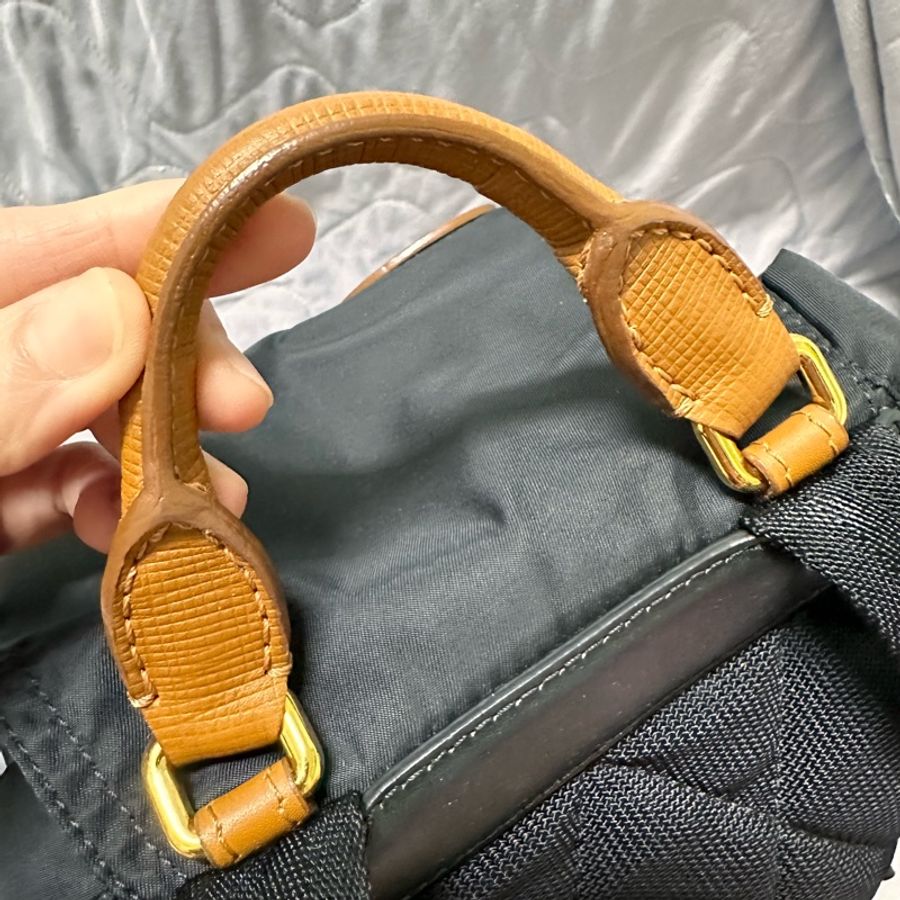 Burberry後背包 送熊熊吊飾 The Rucksack 尼龍後背包 軍旅後背包-13