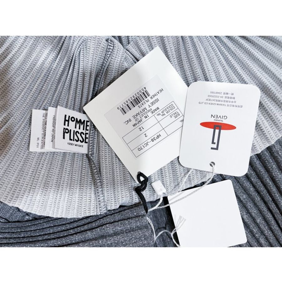 (全新)HOMME PLISSE灰色教練外套 2號 ISSEY MIYAKE 三宅一生 專櫃正品-13