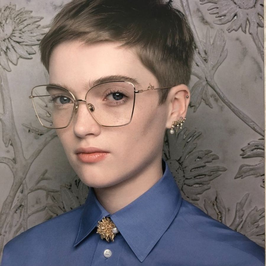 DIOR 金屬光學眼鏡鏡架 可配度數-0
