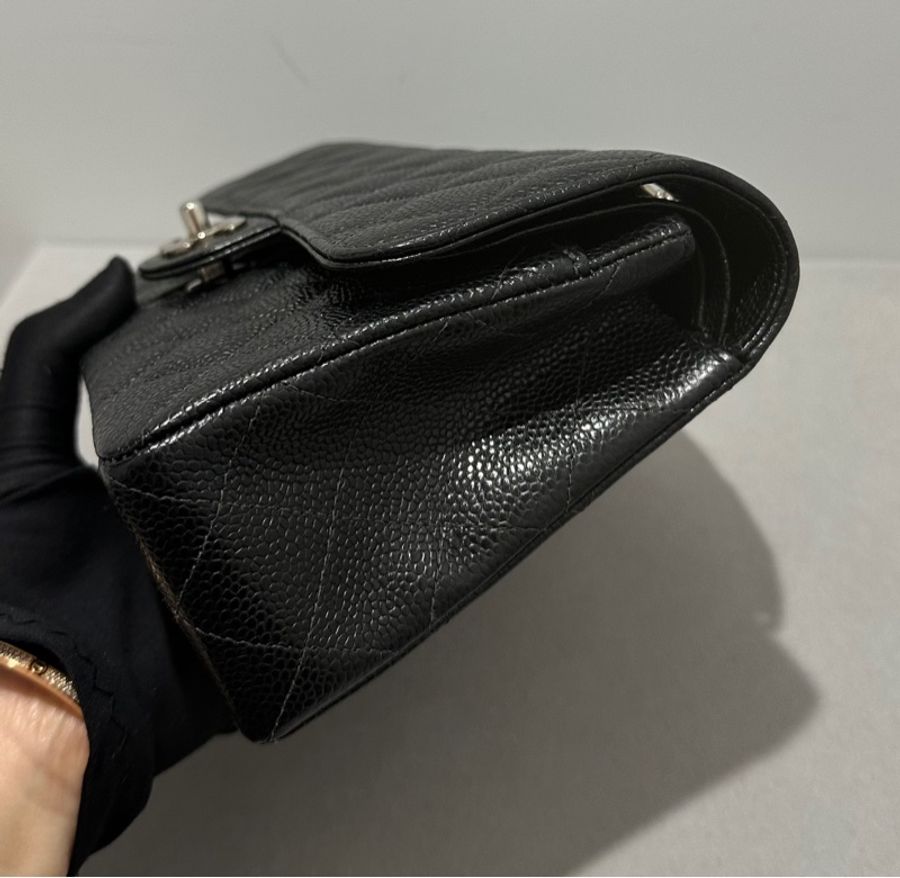 Chanel Caviar CF23銀扣-5