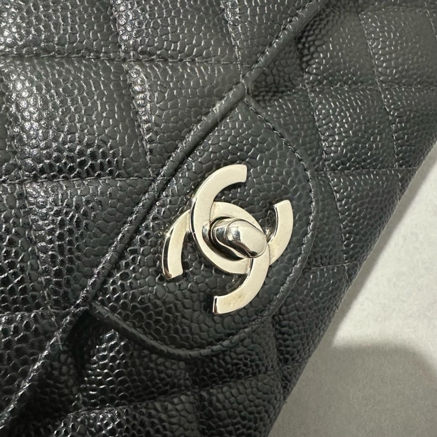 Chanel Caviar CF23銀扣-7