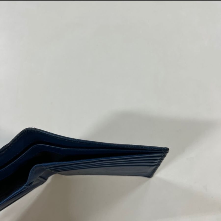 瑞奇二手精品 BALENCIAGA 短夾 藍面-2