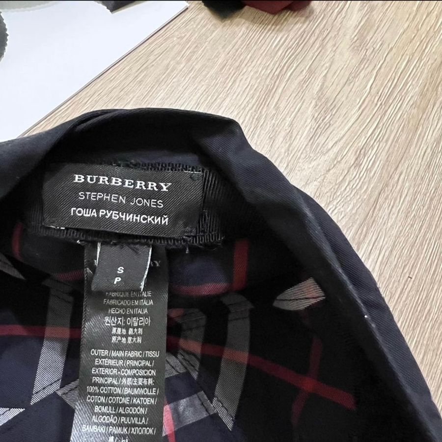 瑞奇二手精品 Burberry 聯名款 報童帽 短帽-4