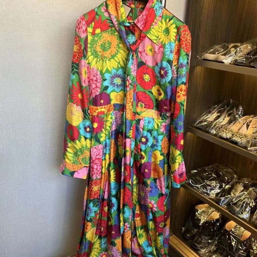 Gucci 桑蠶絲連身裙  36號 非常新-6