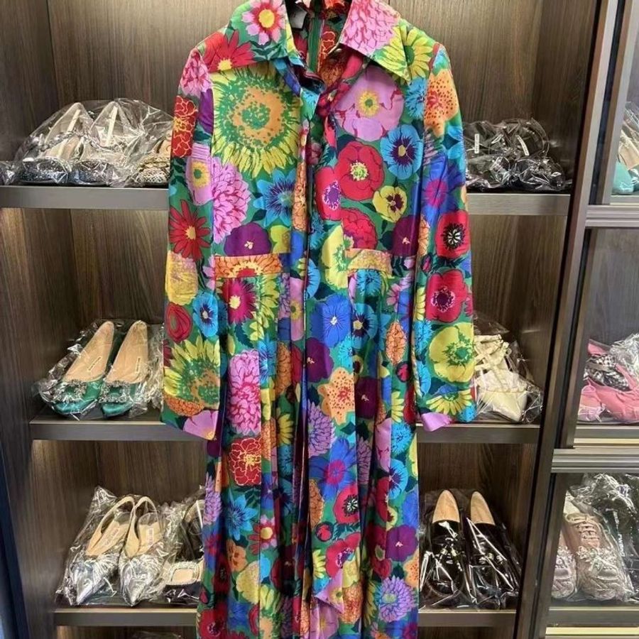 Gucci 桑蠶絲連身裙  36號 非常新-2