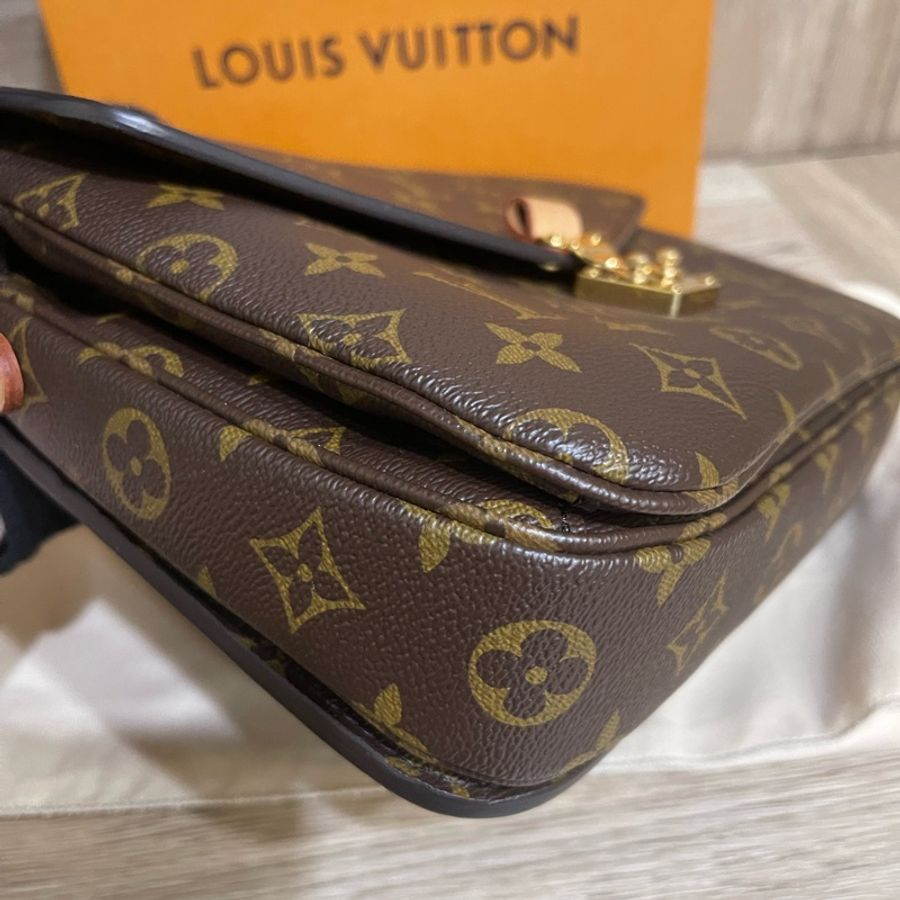 Lv經典老花郵差包(台灣專櫃購入配件齊全)-18