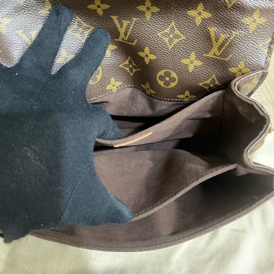 Lv經典老花郵差包(台灣專櫃購入配件齊全)-24