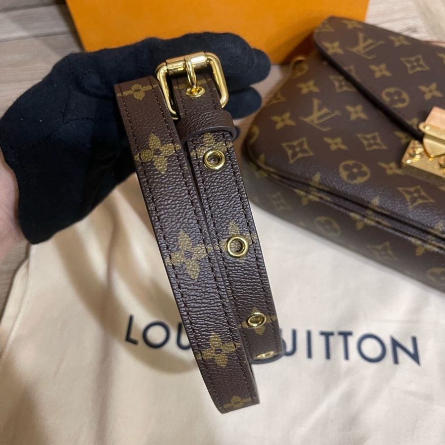 Lv經典老花郵差包(台灣專櫃購入配件齊全)-35