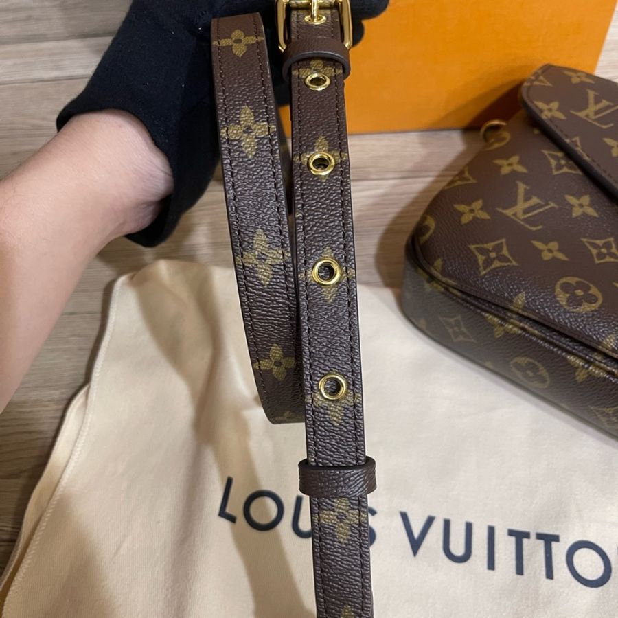 Lv經典老花郵差包(台灣專櫃購入配件齊全)-36