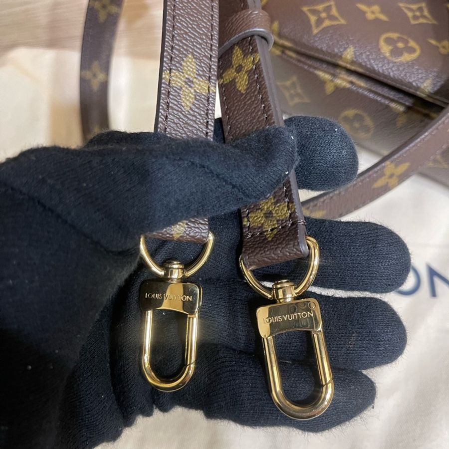 Lv經典老花郵差包(台灣專櫃購入配件齊全)-37