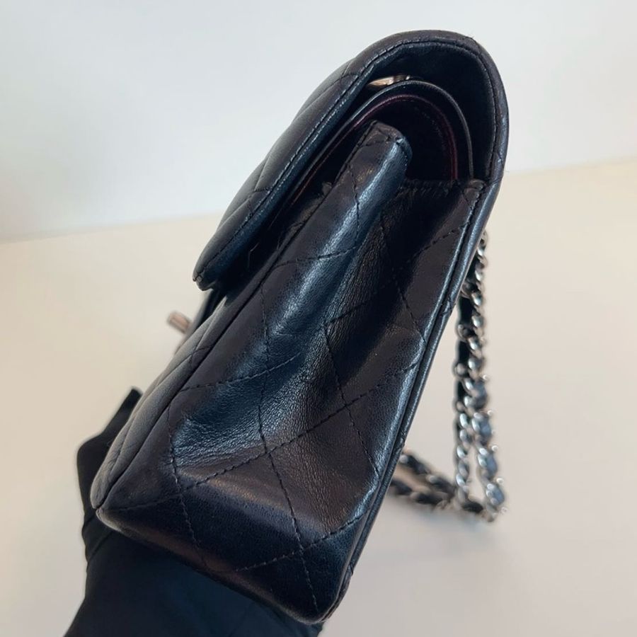 CHANEL Lambskin CF23 羊皮銀扣-2