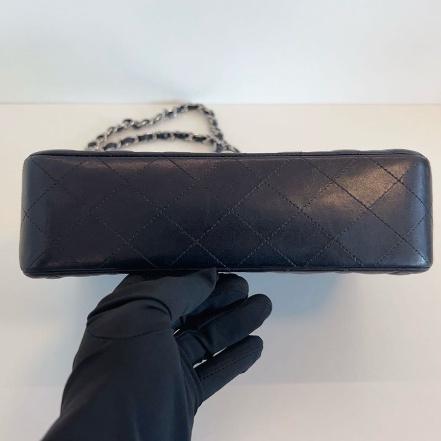 CHANEL Lambskin CF23 羊皮銀扣-4
