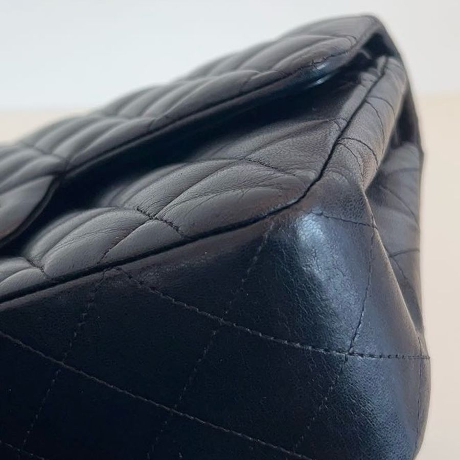 CHANEL Lambskin CF23 羊皮銀扣-8